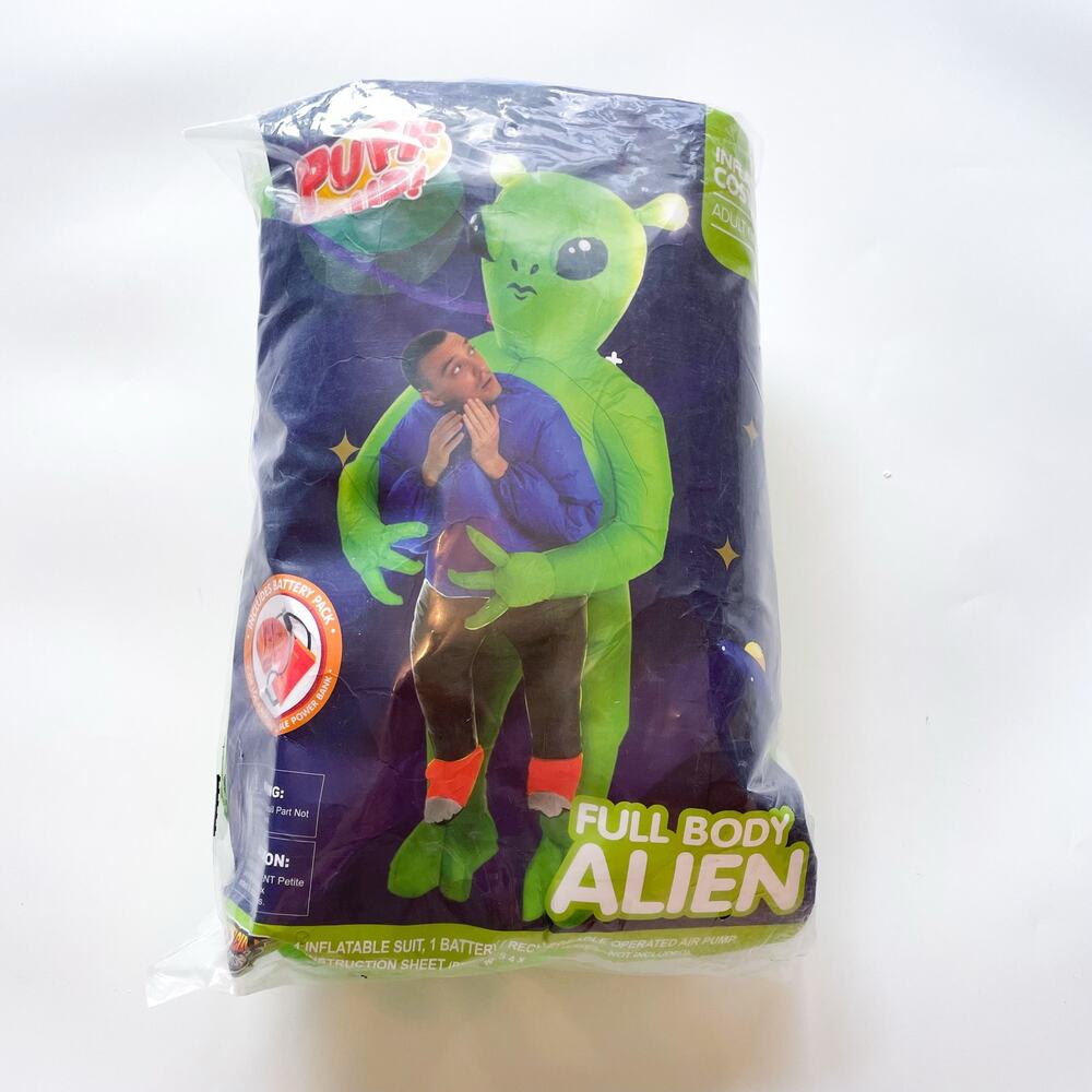 Puff Me Up Full Body Alien Abduction Adult Halloween Costume